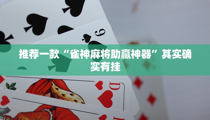 推荐一款“都莱罗松十三张怎么才能有好牌”其实确实有挂