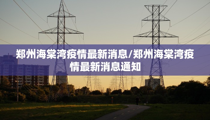 郑州海棠湾疫情最新消息/郑州海棠湾疫情最新消息通知