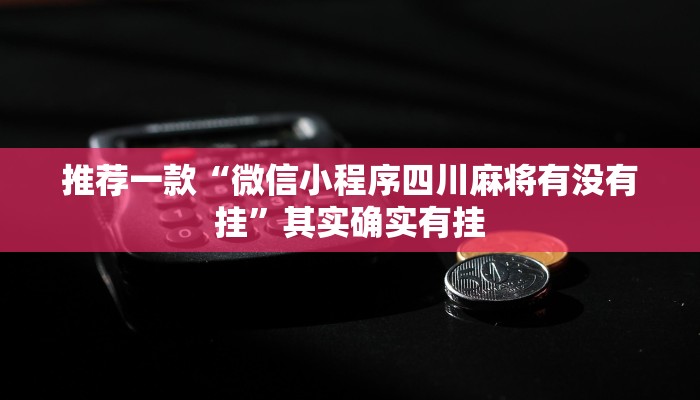 推荐一款“微信小程序四川麻将有没有挂”其实确实有挂