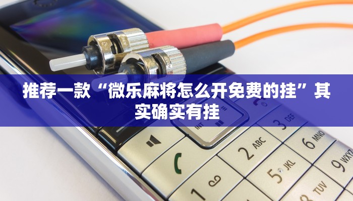 推荐一款“微乐麻将怎么开免费的挂”其实确实有挂