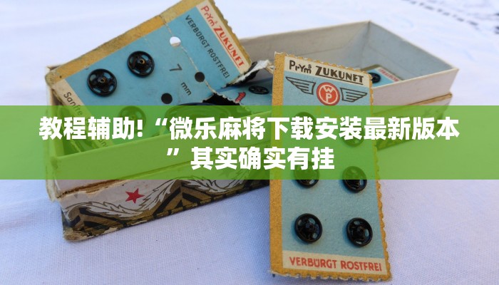 教程辅助!“微乐麻将下载安装最新版本”其实确实有挂