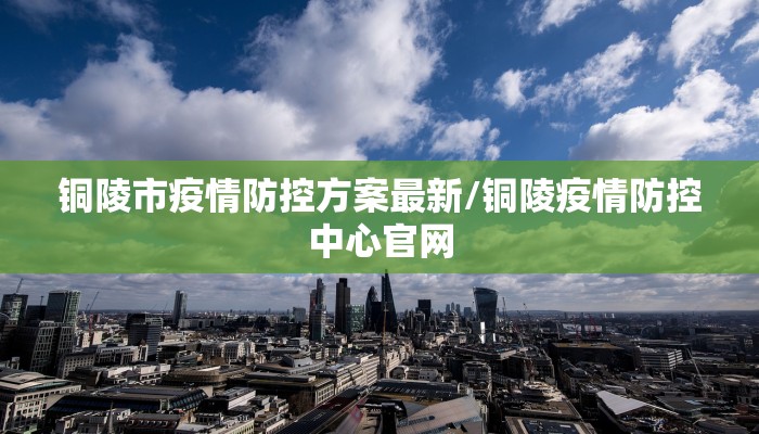 铜陵市疫情防控方案最新/铜陵疫情防控中心官网