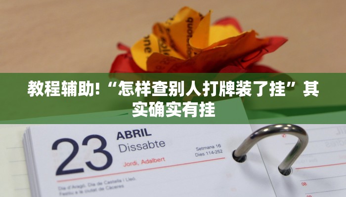 教程辅助!“怎样查别人打牌装了挂”其实确实有挂