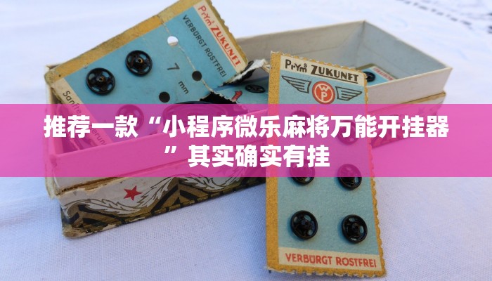 推荐一款“小程序微乐麻将万能开挂器”其实确实有挂