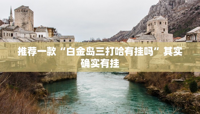 推荐一款“白金岛三打哈有挂吗”其实确实有挂