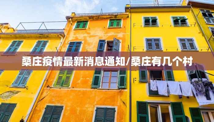桑庄疫情最新消息通知/桑庄有几个村