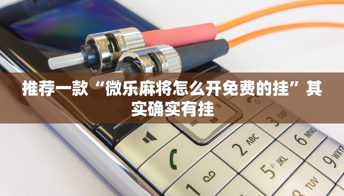 推荐一款“微乐麻将怎么开免费的挂”其实确实有挂