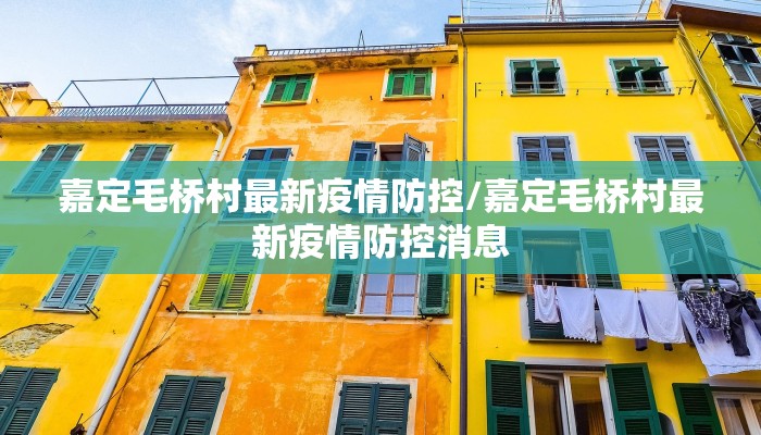 嘉定毛桥村最新疫情防控/嘉定毛桥村最新疫情防控消息